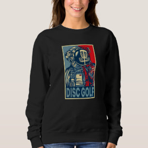 Astronaut Disk Golf Helm Sweatshirt