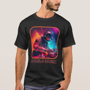 Astronaut DJ EDM für Rave Festival House Merch Dan T-Shirt