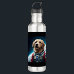 Astronaut dog edelstahlflasche<br><div class="desc">Astronaut dog</div>