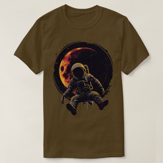Astronaut Eclipse T-Shirt (Design vorne)