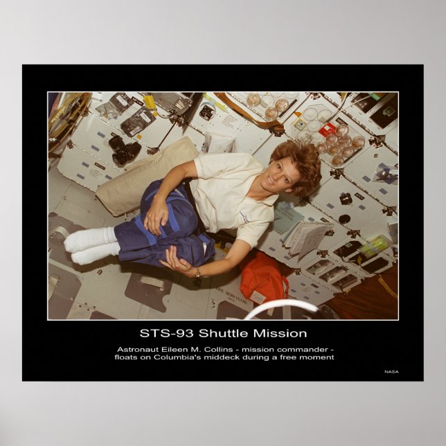 Astronaut Eileen M. Collins-Floats Poster (Vorne)