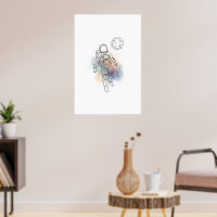 Astronaut, einfache Ein-Linien-Kunst, kontinuierli