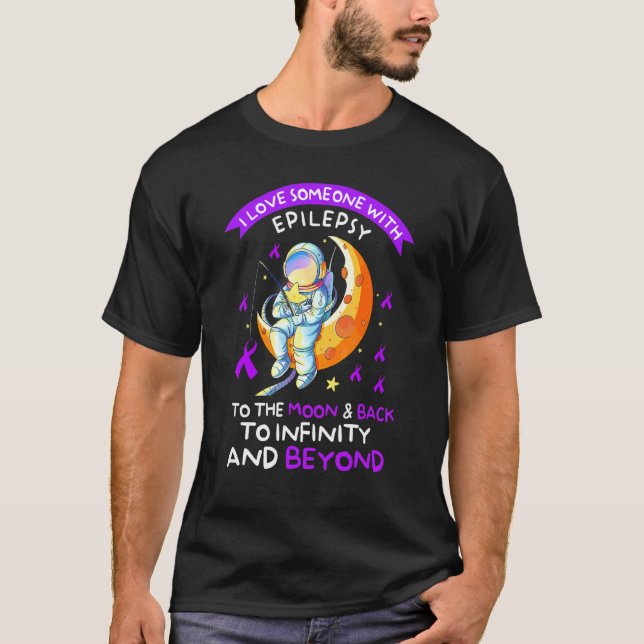 Astronaut Epilepsie Bewusstseinsbildung Liebe Jema T-Shirt (Vorderseite)