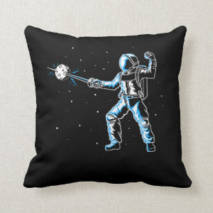 Astronaut Fencing Sword Epee Funny Fencer Kissen