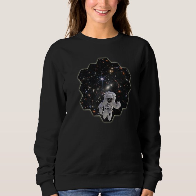 Astronaut First Deep Field Image Webb Space Telesc Sweatshirt (Vorderseite)