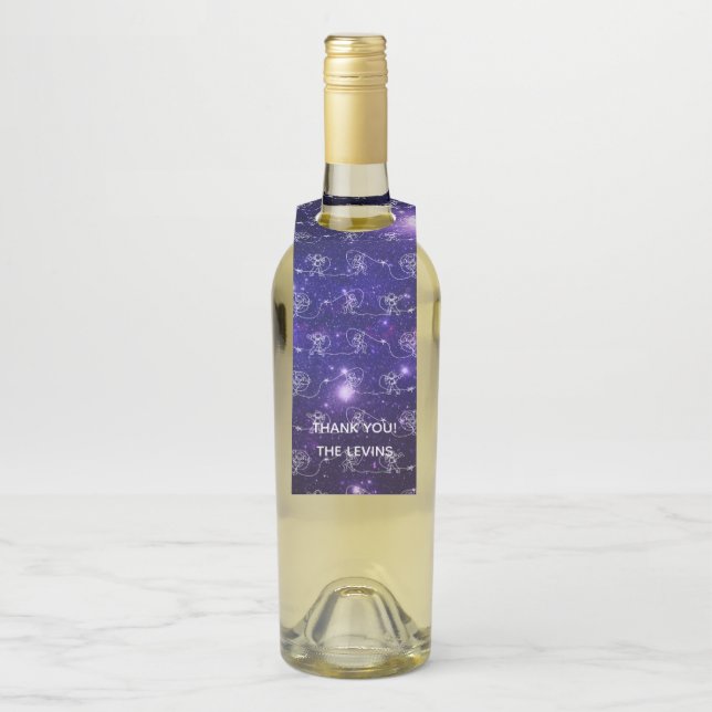 Astronaut Flaschenanhänger (Auf Flasche)