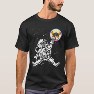 Astronaut Floki Inu Coin Crypto Token Cryptocurren T-Shirt