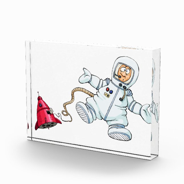 Astronaut Fotoblock (Rechts)