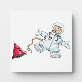 Astronaut Fotoplatte