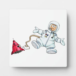 Astronaut Fotoplatte