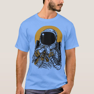 Astronaut Funny Dj Music T-Shirt