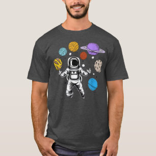 Astronaut Funny Planets Sonnensystem T-Shirt
