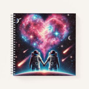 Astronaut Galaxy Carnet Spiral
