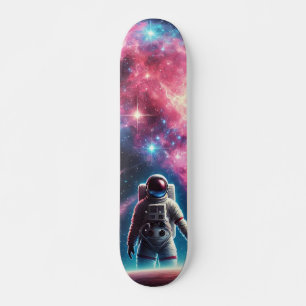 Astronaut Galaxy Skateboard Deck