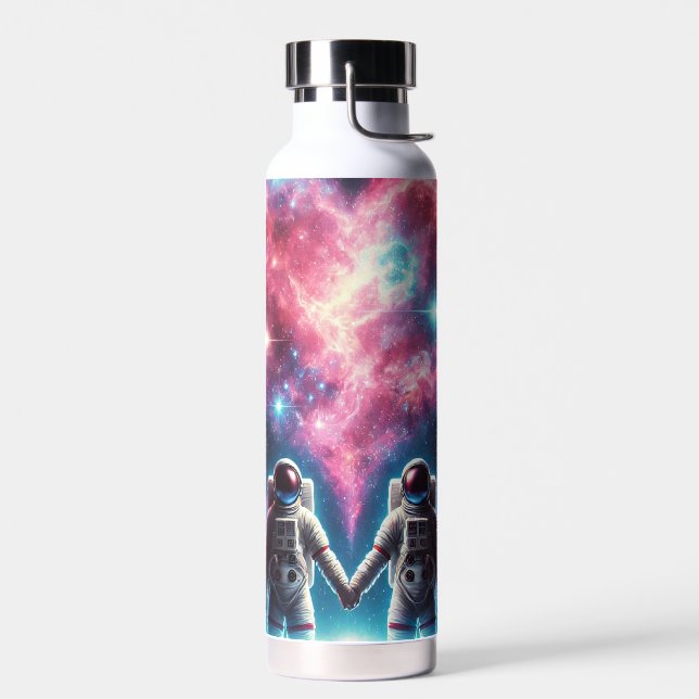 Astronaut Galaxy Wasserflasche Trinkflasche (Links)