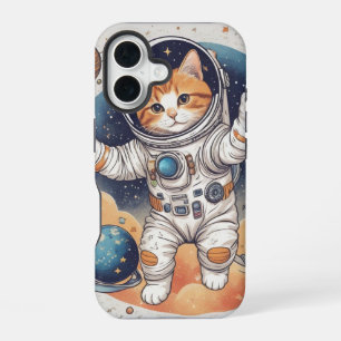 ✨ Astronaut Girl Hoodie iPhone 16 Hülle
