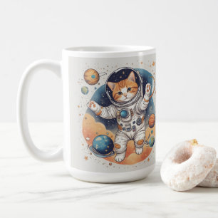 ✨ Astronaut Girl Hoodie Kaffeetasse