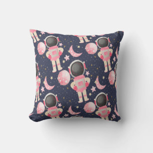 Astronaut Girl Pattern. Astronaut Girl, Astronaut Kissen