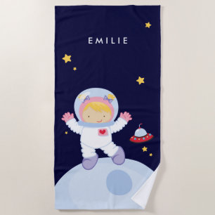 Astronaut Girl Strandtuch