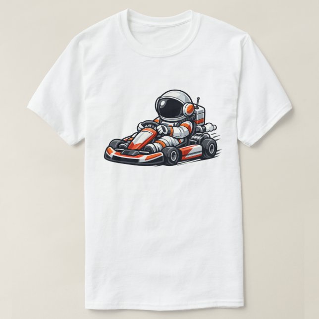 Astronaut Go-Kart T-Shirt (Design vorne)