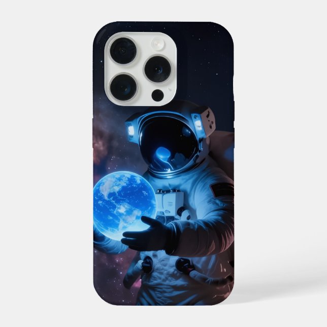 Astronaut Handygehäuse  iPhone 15 Pro Hülle (Rückseite)