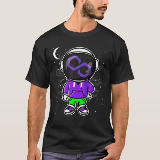 Astronaut Hiphop Polygon Matic Coin to Moon Cr T-Shirt