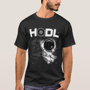 Astronaut HODL Cardano ADA Münze zum Krypto des Mo T-Shirt