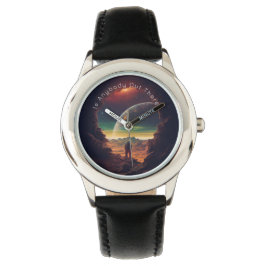 Astronaut Höhle Weltraumplaneten Sun Armbanduhr