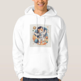 ✨ Astronaut Hoodie - Kosmische Weltraumkunst Schwe