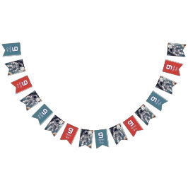 Astronaut Houston, wir haben einen Geburtstag! Wimpelkette