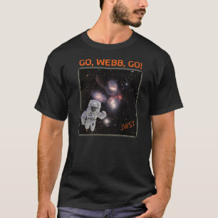 Astronaut im Stephanu2019s Quintet Webb Space Tele T-Shirt