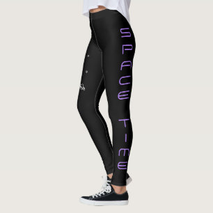Astronaut im Weltraum - Kunst in Schwarz, Weiß und Leggings