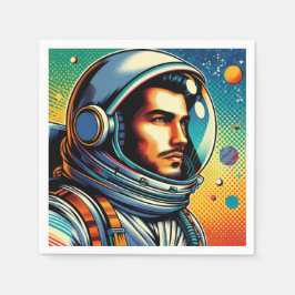 Astronaut im Weltraum! Serviette