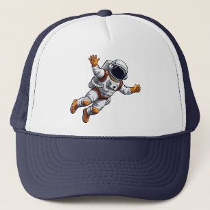 Astronaut im Weltraum Truckerkappe