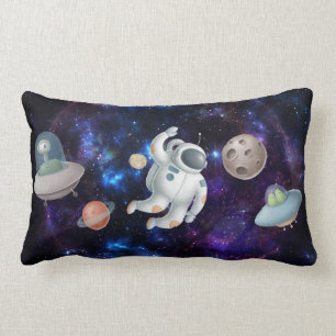 Astronaut im Weltraum UFO Alien Schiff Jungs Schla Lendenkissen