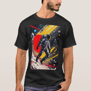 Astronaut im Weltraum verloren T-Shirt
