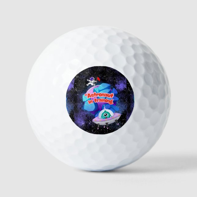 ASTRONAUT IN DER AUSBILDUNG GOLFBALL (Vorderseite)