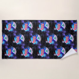 ASTRONAUT IN DER AUSBILDUNG STRANDTUCH