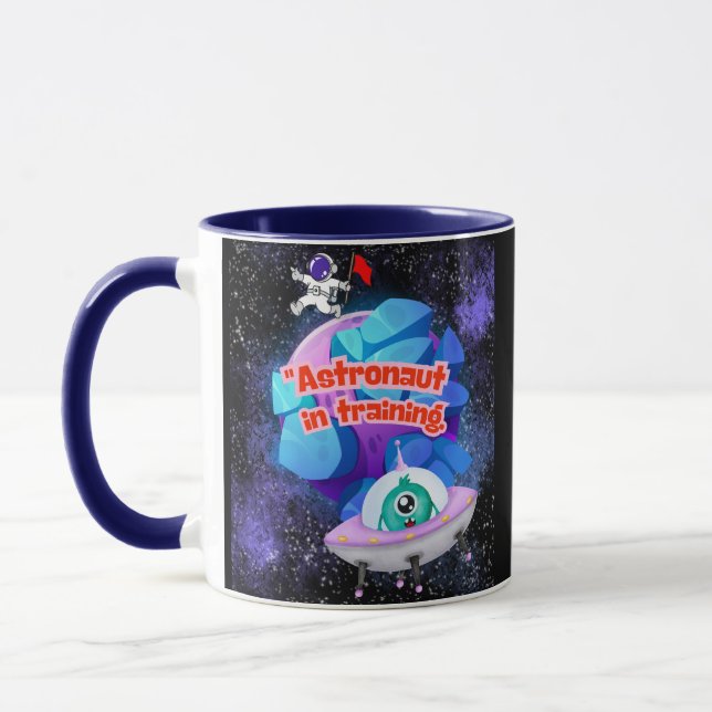 ASTRONAUT IN DER AUSBILDUNG TASSE (Links)