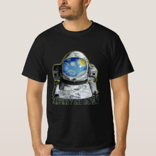 Astronaut in die Unendlichkeit und darüber hinaus T-Shirt