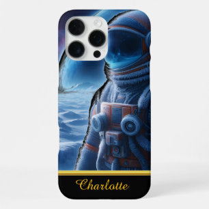 Astronaut in einem schweren, eisigen Raumanzug iPhone 16 Pro Max Hülle