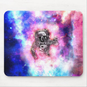 Astronaut in space mousepad