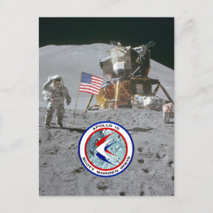 Astronaut James Irwin (Apollo 15) Postkarte