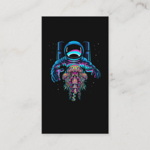 Astronaut Jelly fischen den farbenfrohen Kosmonaut Visitenkarte