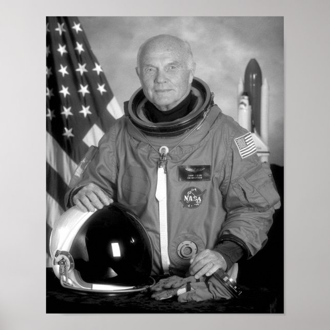 Astronaut John Glenn Poster (Vorne)