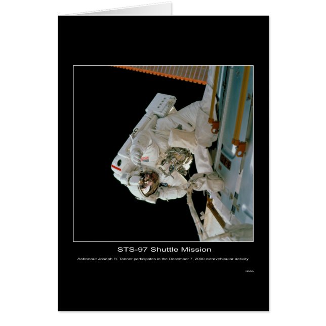 Astronaut Joseph R. Tanner Weltraumaktivitäten (Vorne)