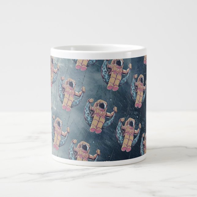 Astronaut Jumbo-Tasse (Vorderseite)