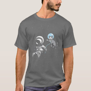Astronaut Katze Lover Außenkatze Weltraumreise Kos T-Shirt