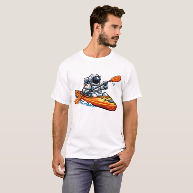 . Astronaut Kayaking T-Shirt (Vorne ganz)