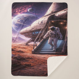 Astronaut Leaving Landing Ship Sherpadecke